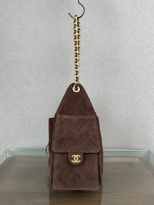 香奶奶 25Bag 深棕麂皮两尺寸 商品图2