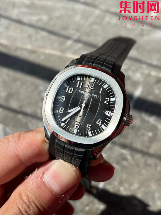 BBF百达翡丽AQUANAUT系列5167A 手雷系列 水泥灰 黑手雷 丹东324一体机 男士腕表 表径40mm 商品图1