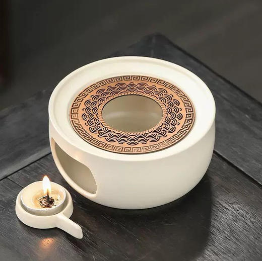 三色黑陶炉子温茶炉12*7Hcm 商品图1