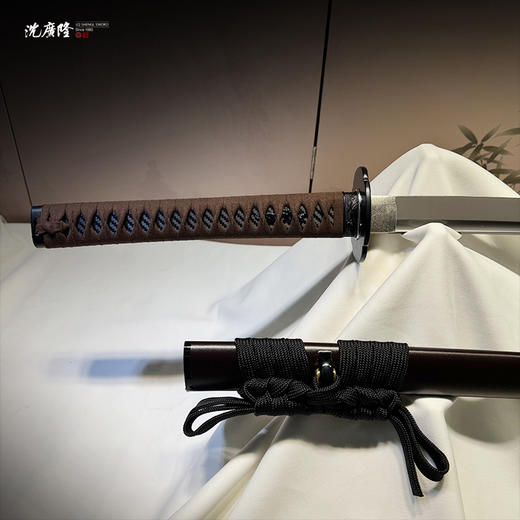 镀钛打刀 传统刀剑 沈广隆刀剑 武士 未开刃 商品图4