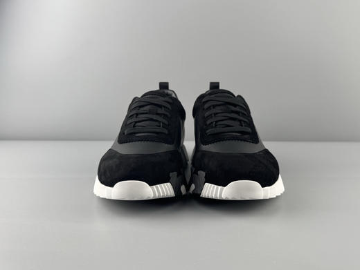 春季特惠💰650 代购冲正版本 # HERMES 爱马仕 Bouncing KHEA运动鞋 绒面革 圆头系带 平底 跑鞋 低帮 生活休闲鞋 男女同款 商品图5