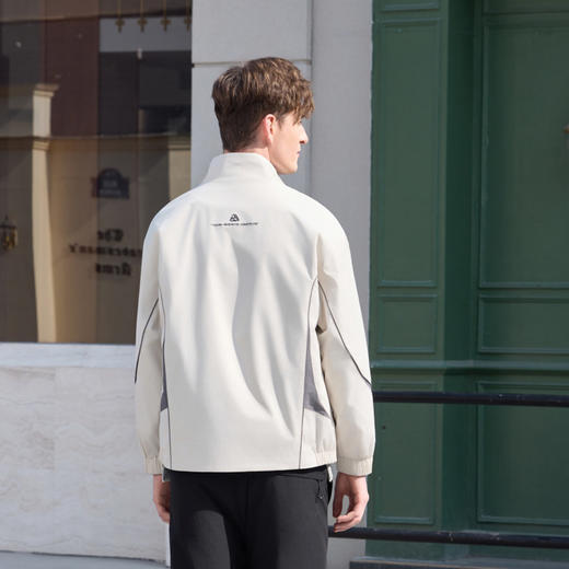 半身缘男装 春季休闲舒适百搭通勤夹克261112U01310230 商品图1