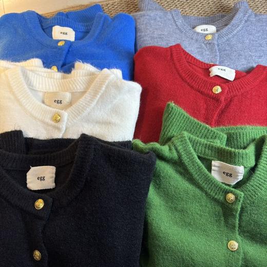 【春款纯色爆款小开衫】微宽松版型，藏肉显瘦，肩宽/微胖都能穿 软糯针织面料，透气不闷 商品图6