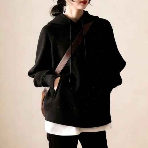 LONGNFAIR·银河细闪连帽卫衣裤系列，细闪光毛呢面料，自带闪耀星河的运动风单品【3-7天发货，周末顺延】 商品图9