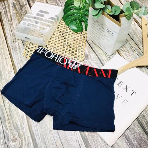 F022788彩盒装柔软舒适纯棉彩logo男士平角内裤 商品图10