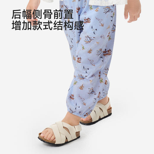 【100%精梳棉防蚊裤】英氏防蚊裤儿童春秋薄款男童女童夏装宝宝夏季灯笼裤子纯棉长裤夏 商品图4