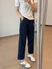 F022755夏季松紧腰设计舒适随性薄款日韩系简约休闲裤 商品缩略图2