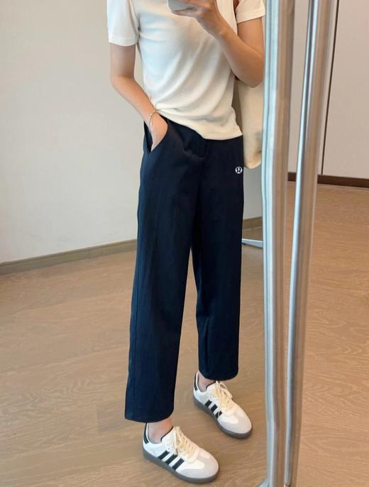 F022755夏季松紧腰设计舒适随性薄款日韩系简约休闲裤 商品图2