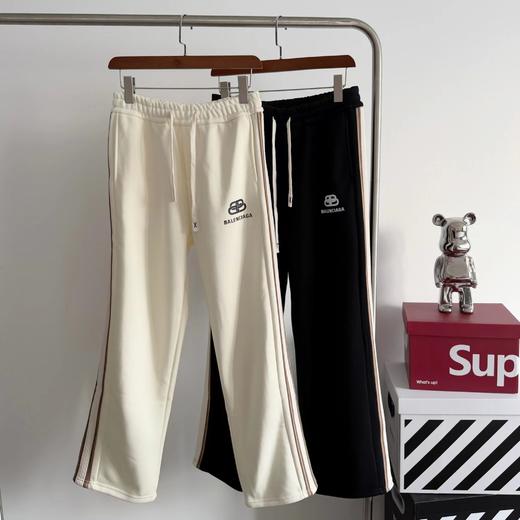 F022739早春抽绳设计卫裤宽松直筒裤拖地长裤 商品图0