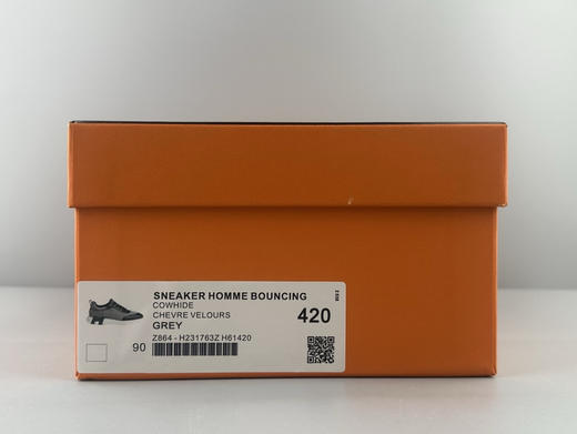 春季特惠💰650 代购冲正版本 # HERMES 爱马仕 Bouncing KHEA运动鞋 绒面革 圆头系带 平底 跑鞋 低帮 生活休闲鞋 男女同款 商品图8
