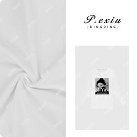 04-6潘依绣丁丁宠粉100%棉ins风头像印花休闲百搭长袖T恤 G9049