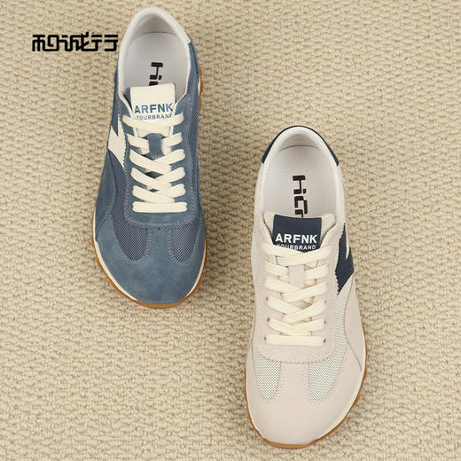 和诚行2026春季新款舒适休闲百搭运动系带男式休闲鞋1370154 商品图2