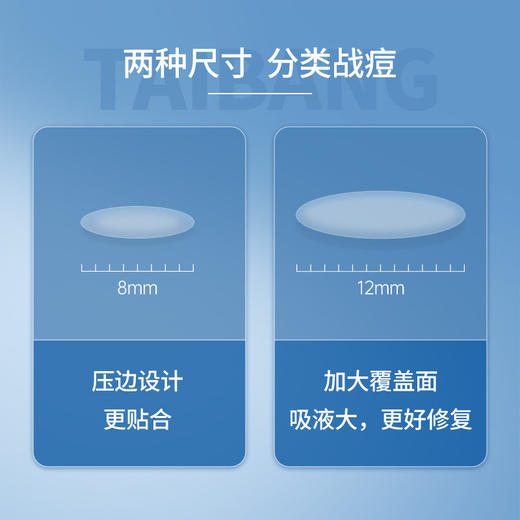 【官方正品】云南白药泰邦水胶体创可贴痘痘贴圆形遮瑕痘印吸收渗液防水透气 商品图4