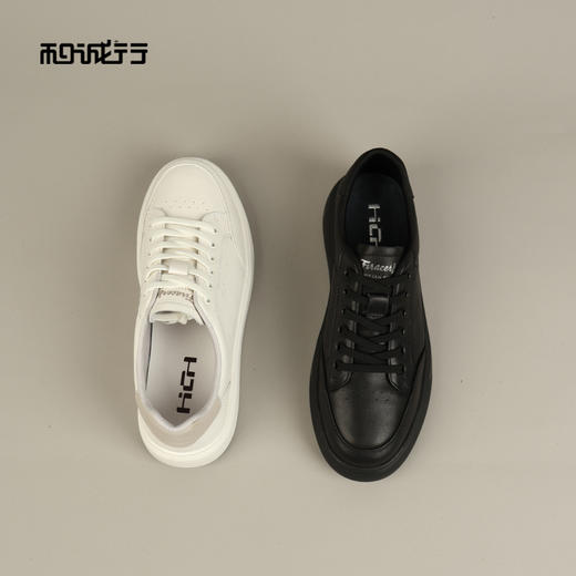 和诚行2026春季新款舒适日常百搭真皮男式休闲鞋0551274 商品图4