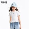 女童圆领短袖针织衫夏季新款安奈儿童装EG621671 商品缩略图2