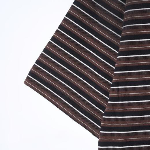 9777SDSA男装2026新款休闲圆领T恤印花撞色短袖春夏百搭条纹清新风 商品图4