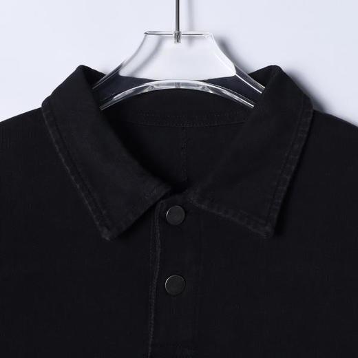 SDSA男装2026新款潮牌短袖polo衫男女同款宽松落肩抽绳下摆半袖 商品图1