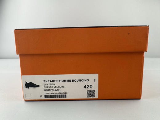 春季特惠💰650 代购冲正版本 # HERMES 爱马仕 Bouncing KHEA运动鞋 绒面革 圆头系带 平底 跑鞋 低帮 生活休闲鞋 男女同款 商品图8
