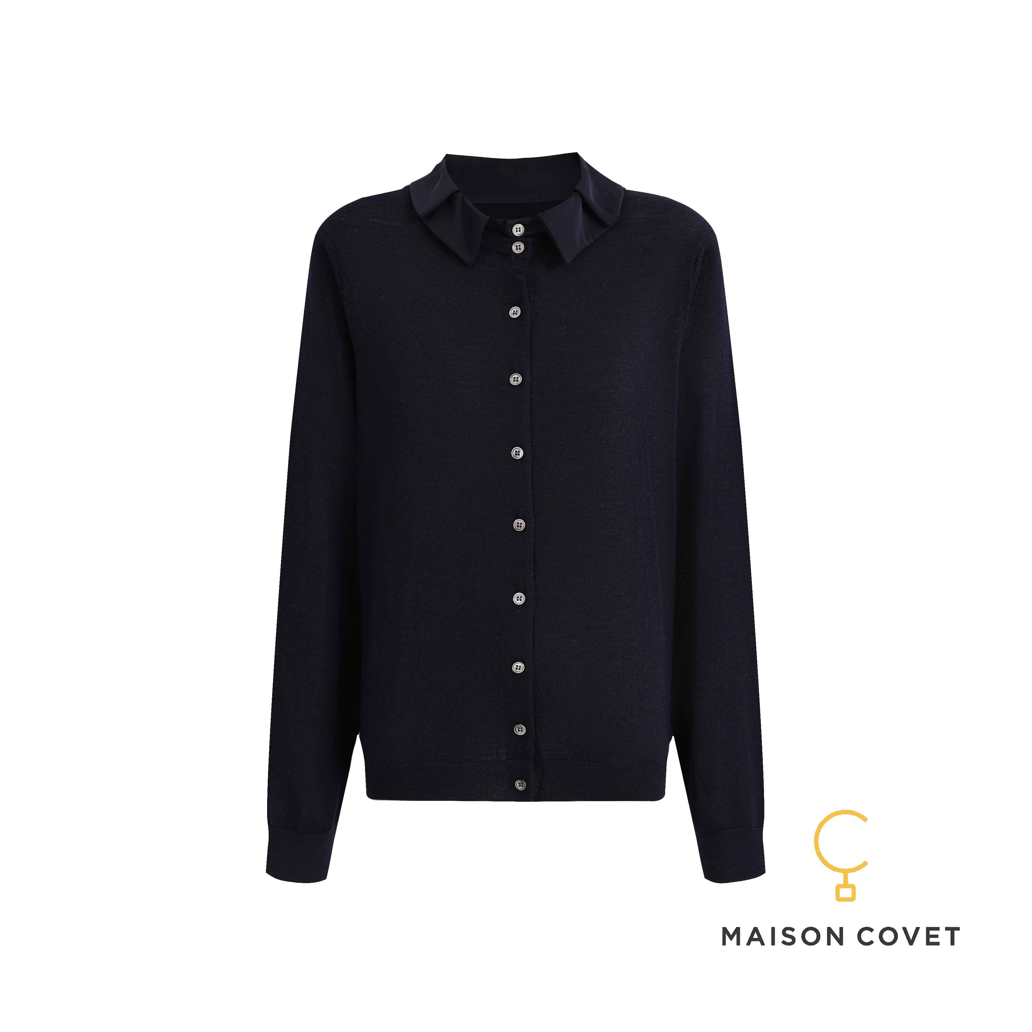 MAISON COVET 荷叶边圆领上衣