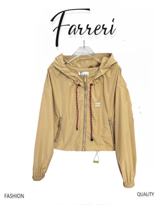 Miu缪 尼龙连帽防晒外套 春夏穿超舒服 商品图0