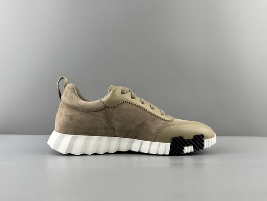 春季特惠💰650 纯原版本 # HERMES 爱马仕 Bouncing KHEA运动鞋 绒面革 圆头系带 平底 跑鞋 低帮 生活休闲鞋 男女同款 商品图2