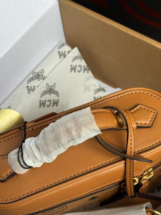 F022702新款复古棕调老花温柔干邑色盒子包 商品图7