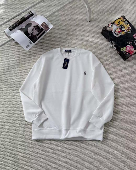 F022704早春新年红系列刺绣落肩宽松款圆领卫衣 商品图8