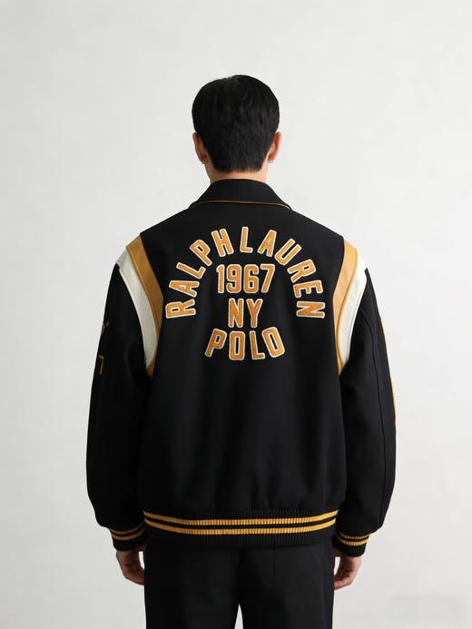 F022745复古拼色翻领秀款棒球服外套男女同款 商品图9