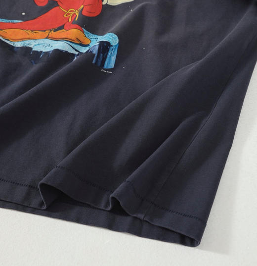 点此购买 Saint Mx6迪士尼联名魔法米奇重磅水洗破坏做旧高街长袖卫衣 md 340964 商品图13