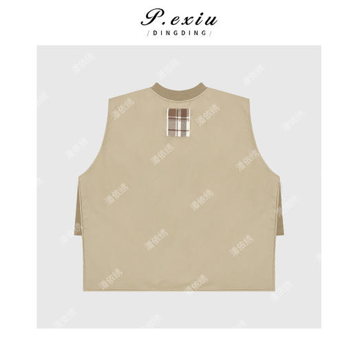 A008潘依绣丁丁宠粉韩系慵懒风休闲背心上衣Q6542 商品图1