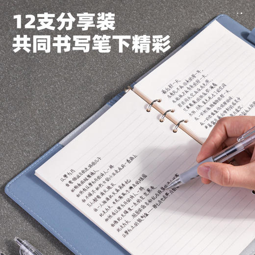 得力臻顺滑按动中性笔s128 商品图3