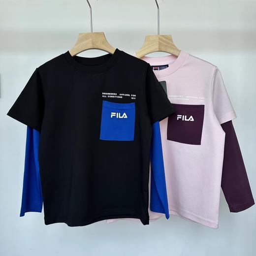 F022737新款拼色打底衫+工装裤柔软舒适组合儿童套装 商品图12