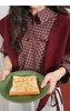 F022725春季新款红色格子外套长袖衬衫穿搭小个子上衣 商品缩略图5