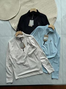 F022785新品Climate系列长袖半拉链运动T恤