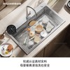 四季沐歌（MICOE）厨房手工水槽316L不锈钢洗菜盆洗碗槽大容量单槽 万家 【M-B120福禄盆L9】68*46/75*46 医用级316 商品缩略图4
