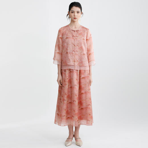 戴布拉芬丝绸上衣L29B111 商品图0