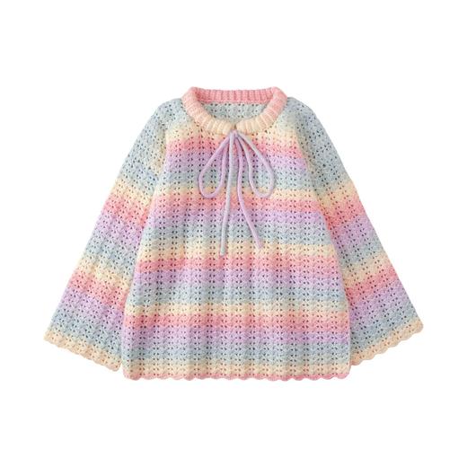 苏苏姐家茉莉海棠上衣手工diy编织钩针印象雾羽毛线团衣服材料包 商品图4