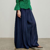 【林栖设计小店】风起褶痕|藏青色压褶宽松百搭气质2026夏新款阔腿裤子1962166 商品缩略图3