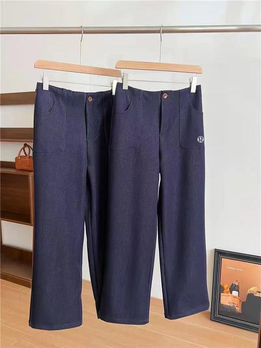 F022757春夏季新款休闲通勤水洗原色阔腿牛仔裤 商品图0