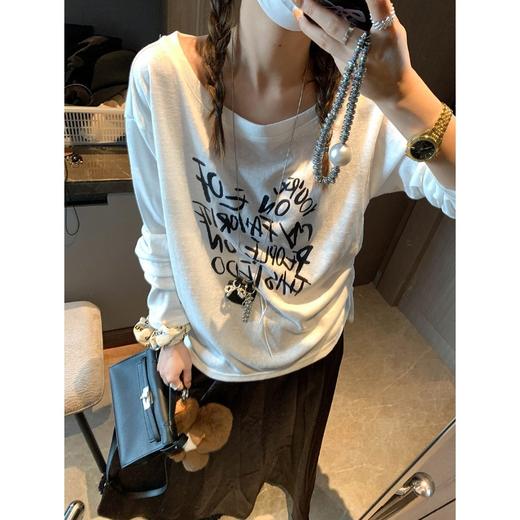 【GZ】无忧购春季新款慵懒高级感女士斜肩百塔T8326#（截单后3-5天发货） 商品图1