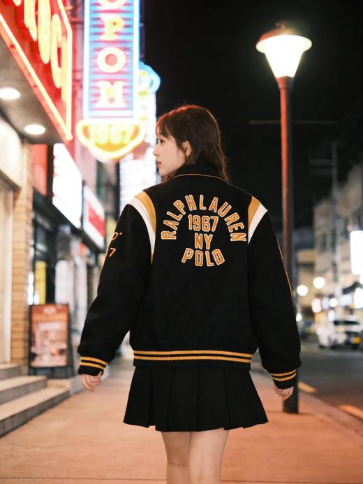 F022745复古拼色翻领秀款棒球服外套男女同款 商品图5