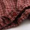F022725春季新款红色格子外套长袖衬衫穿搭小个子上衣 商品缩略图12