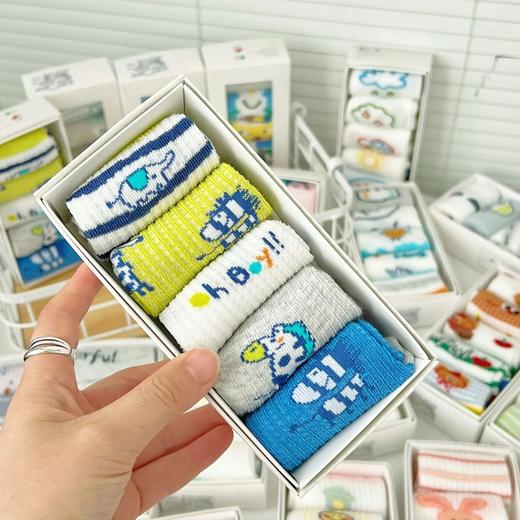【新品♥两盒包邮】Banb斑比2026年春夏儿童网眼袜5双装 | 莱卡纤维、柔软丝滑、轻薄透气 商品图2