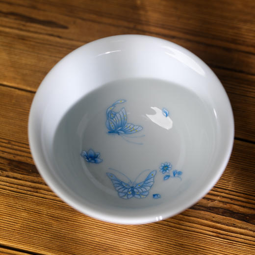 一儒堂 蝴蝶万花压手杯 商品图2