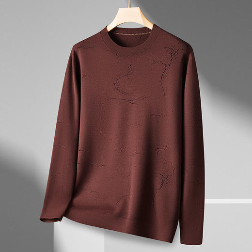 【DDS】大依优型大码男装圆领针织衫毛衫弹力加肥加大休闲百搭男士上衣 商品图4