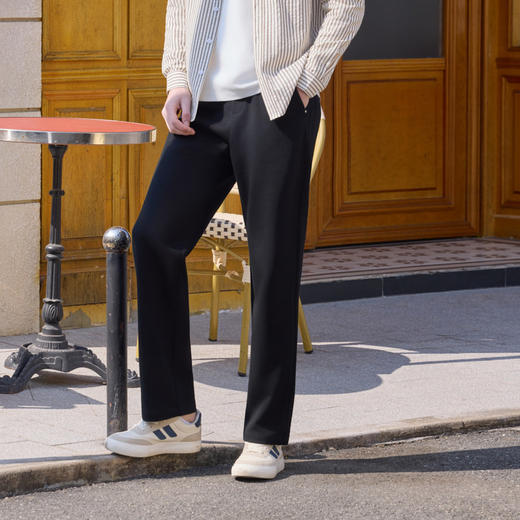 半身缘男裤 春季日常休闲百搭小直筒休闲裤261101U17730250 商品图2