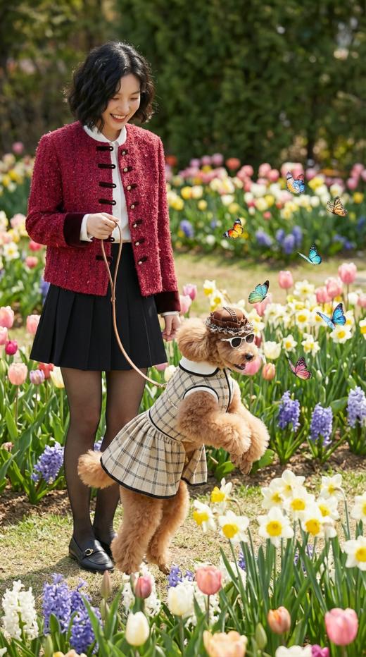 圆领盘扣复古小香外套 商品图1