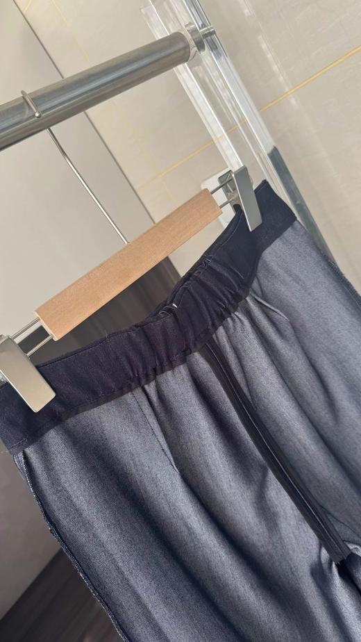 F022757春夏季新款休闲通勤水洗原色阔腿牛仔裤 商品图13