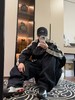 F022735自带做旧肌理梭织运动斜拉链夹克外套 商品缩略图5
