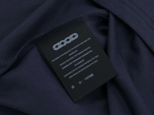 F022730珍珠标语字母情侣宽松显瘦圆领短袖T恤 商品图11